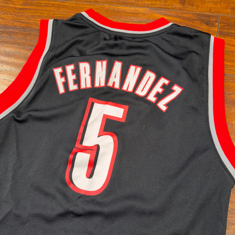 Adidas Portland Trail Blazers Rudy Fernandez Jersey Sz YM