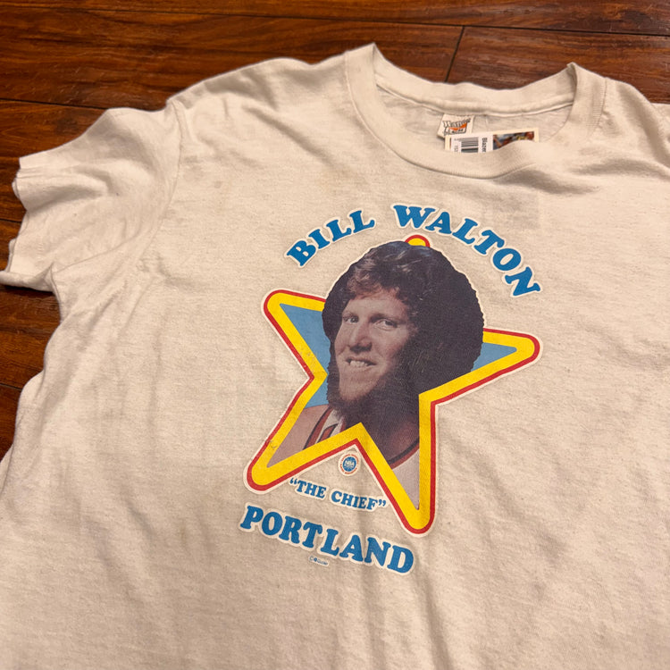 Hanes 70’s Blazers Walton "The Chief" Tee Sz L