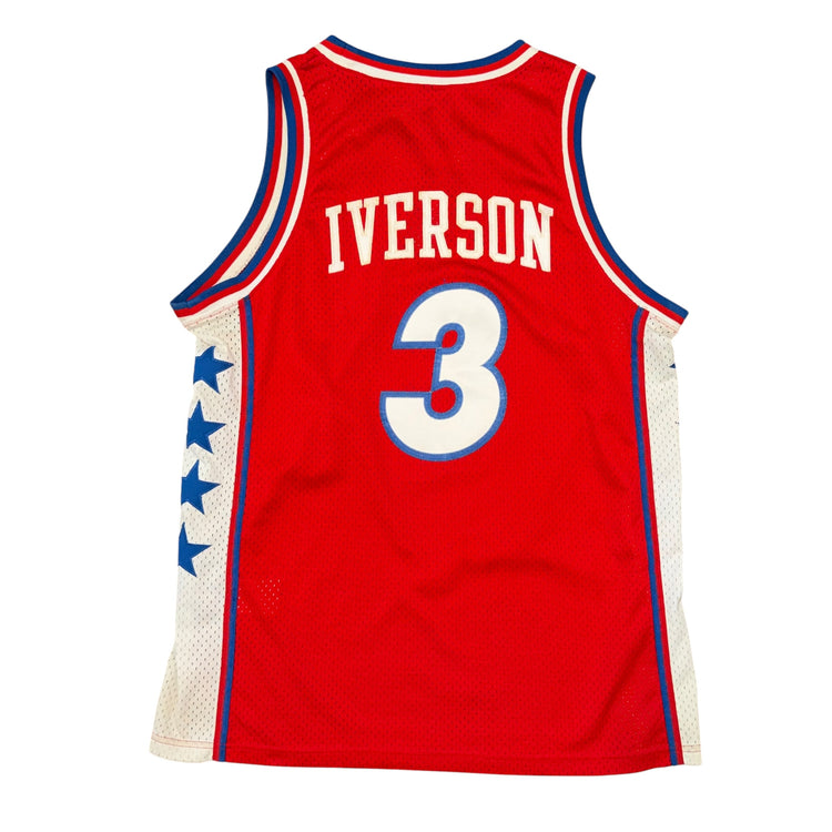 Nike 00's Philadelphia 76ers Allen Iverson Jersey Sz L