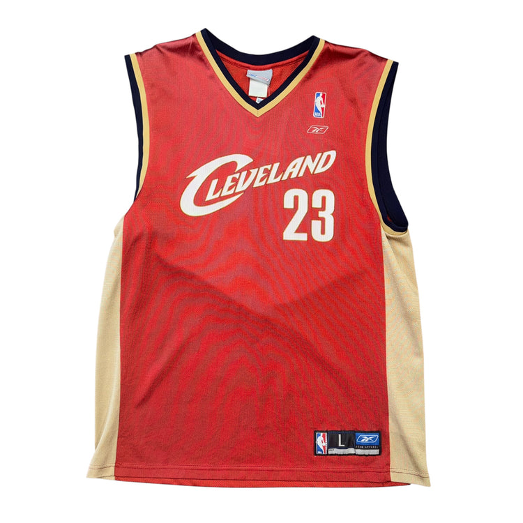 Reebok Cleveland Cavaliers Away LeBron James Jersey Sz L
