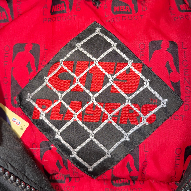 City Players Chicago Bulls Trench Coat Sz L