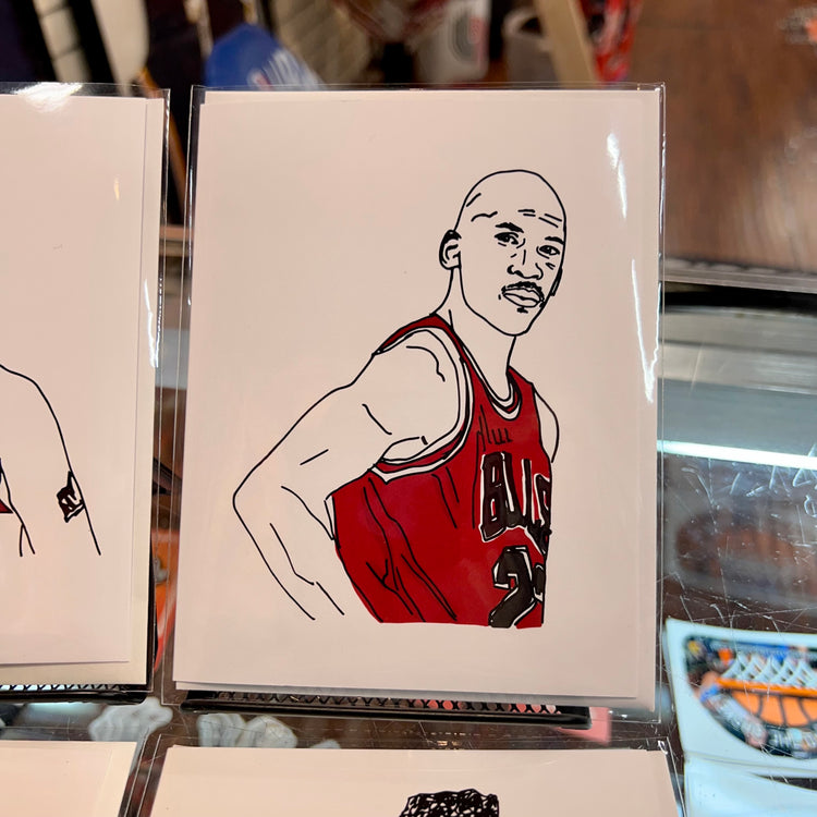 NBA Postcards by Artjaden