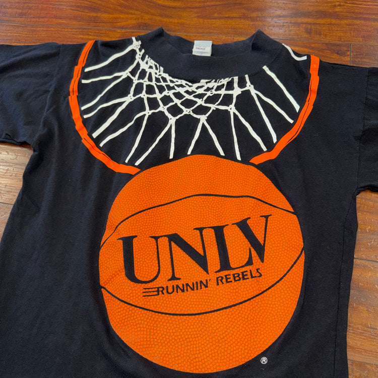 Caribe 90's UNLV Rebels Puff Print Tee Sz M