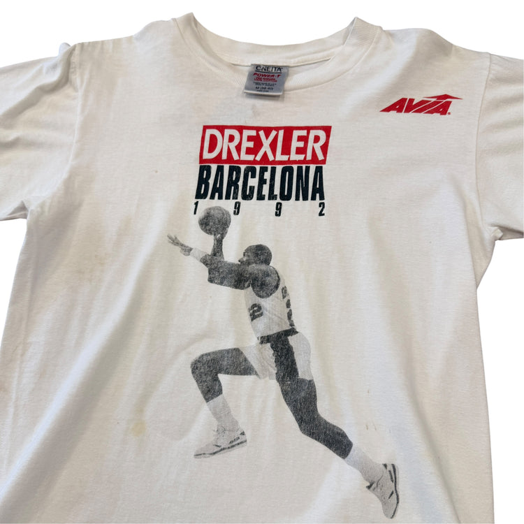 Oneita Avia 1992 Barcelona Clyde Drexler Tee Sz M