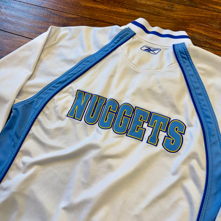Reebok 00's Nuggets Team-Issued Warm Up Sz XL