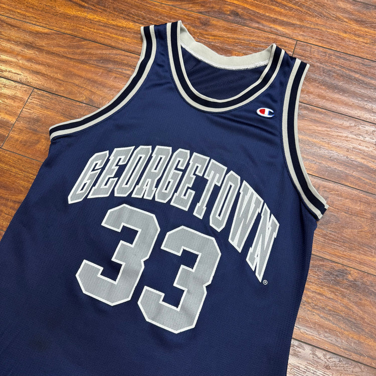 Champion 90’s Georgetown Alonzo Mourning Jersey Sz M