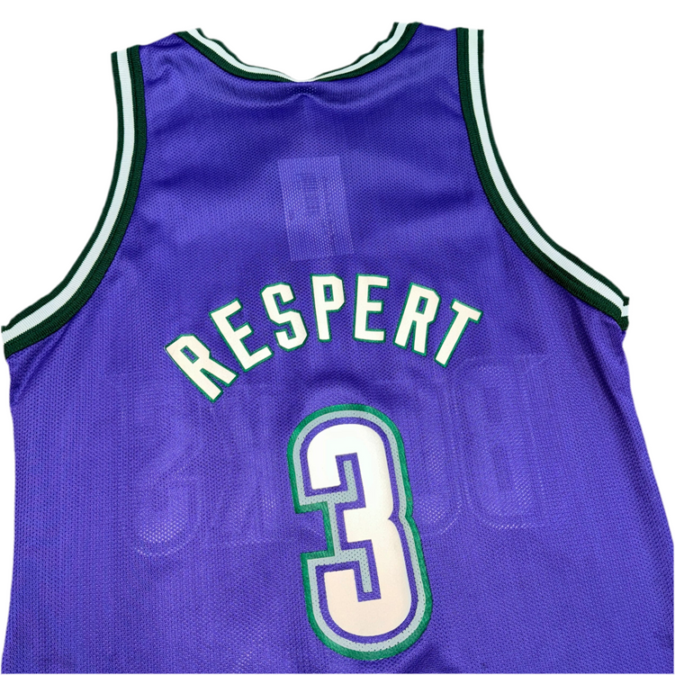 Champion Milwaukee Bucks Shawn Respert Jersey Sz M