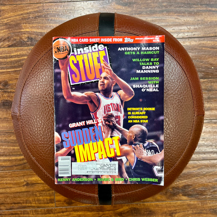 NBA Inside Stuff Jan/Feb 1995 Grant Hill Magazine