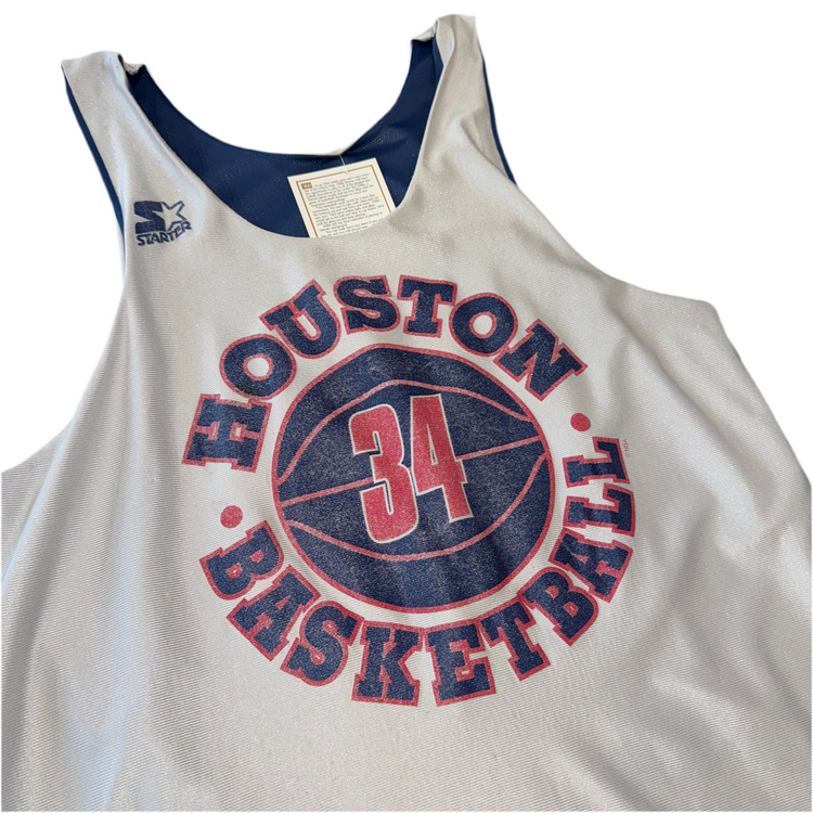 Starter Houston Rockets Charles Barkley Reversible Practice Jersey Sz XL