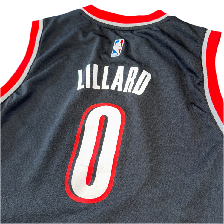 Adidas Damian Lillard Portland Trail Blazers Jersey Sz YL