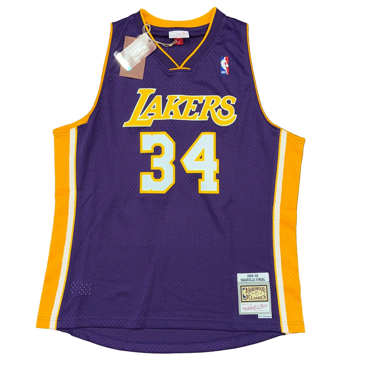 NWT Mitchell & Ness Los Angeles Lakers Shaquille O’Neal Jersey Sz XL
