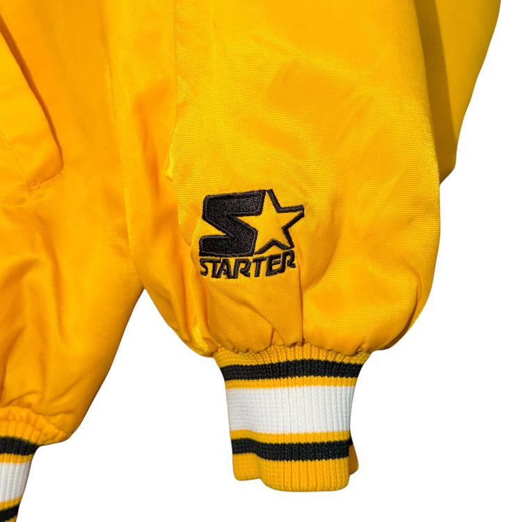 Starter Rare Golden Chicago Bulls Satin Sz L