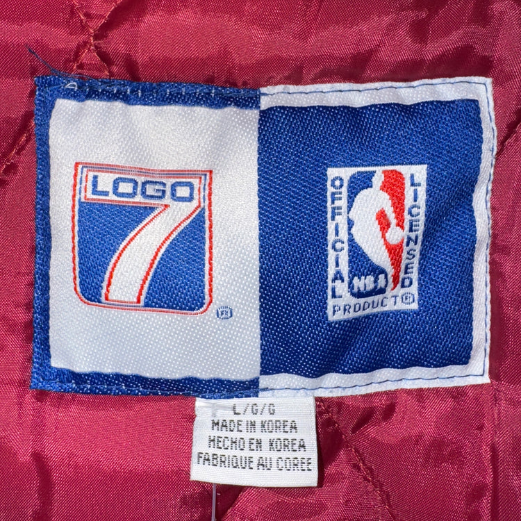 Logo 7 Denver Nuggets Puffer Jacket Sz L