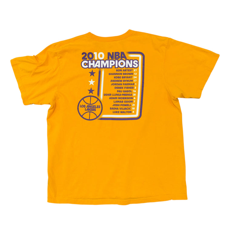 Adidas 2010 Los Angeles Lakers Champions Tee Sz 2X