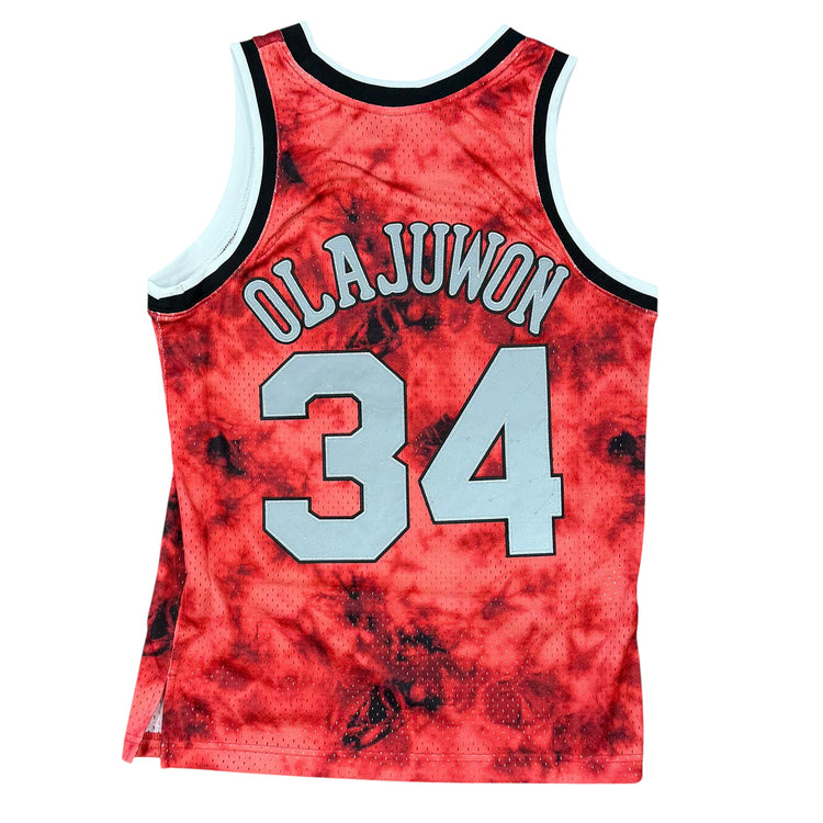 NWT Mitchell &Ness Houston Rockets Hakeem Olajuwon Jersey Sz S