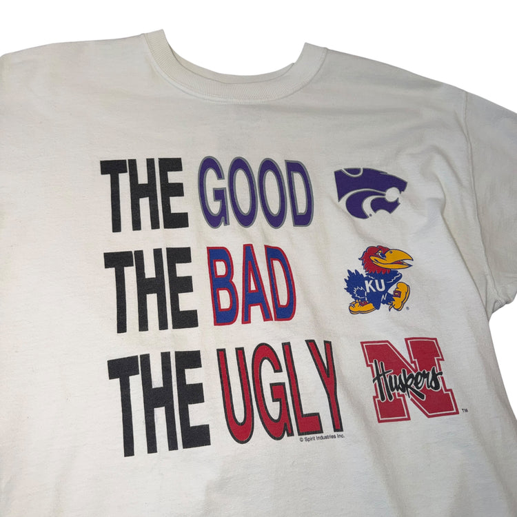 The Good The Bad The Ugly Kansas state College Tee Sz L