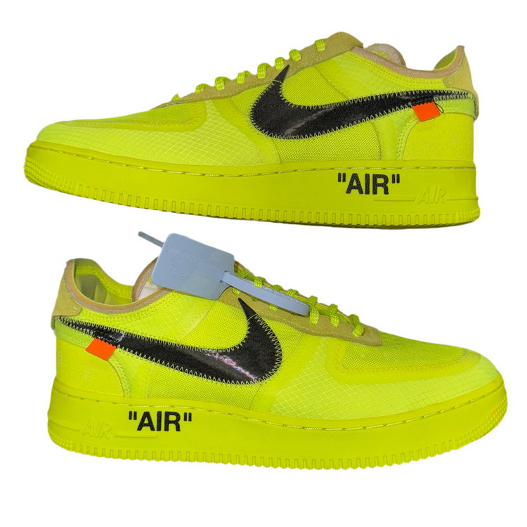 PREOWNED Nike Off-White Air Force 1 Volt Men’s 10