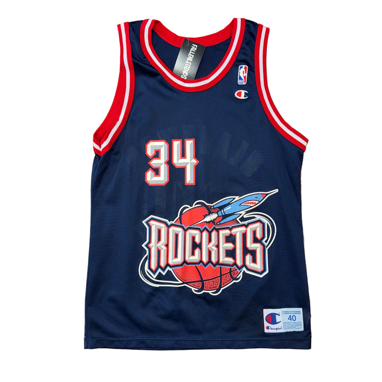 Champion Houston Rockets Hakeem Olajuwon Jersey Sz M