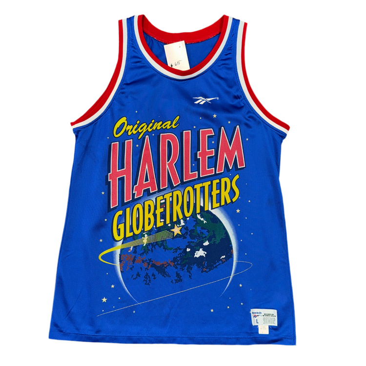 Reebok Harlem Globetrotters Billy Ray Hobley Jersey Sz L