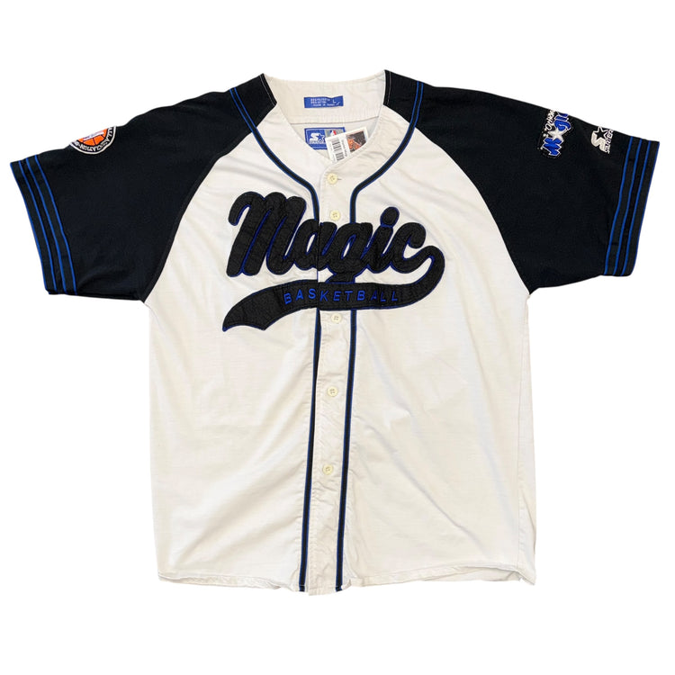 Starter 90’s Orlando Magic Baseball Jersey Sz L