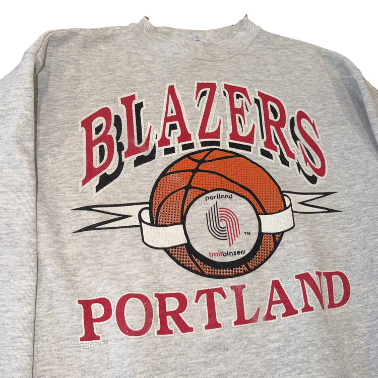 Logo 7 Portland Trail Blazers Crew Sz L