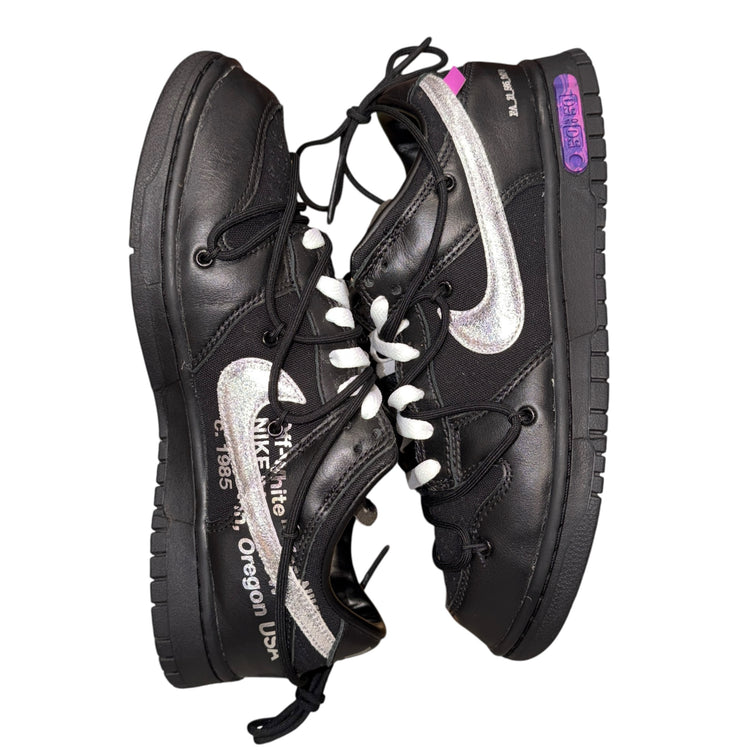 PREOWNED Nike Dunk Low Off-White Lot 50 Sz 9.5M