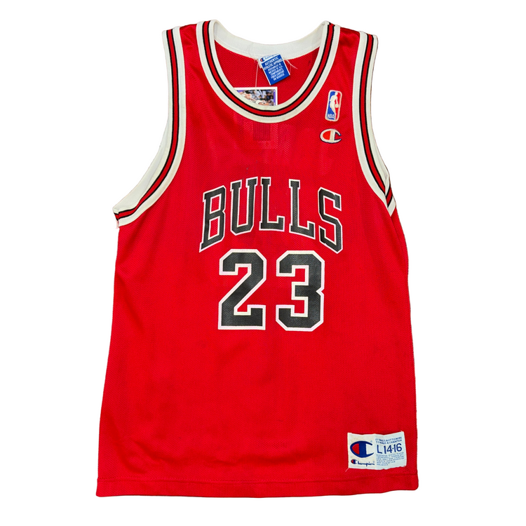 Champion Chicago Bulls Jersey Sz YL