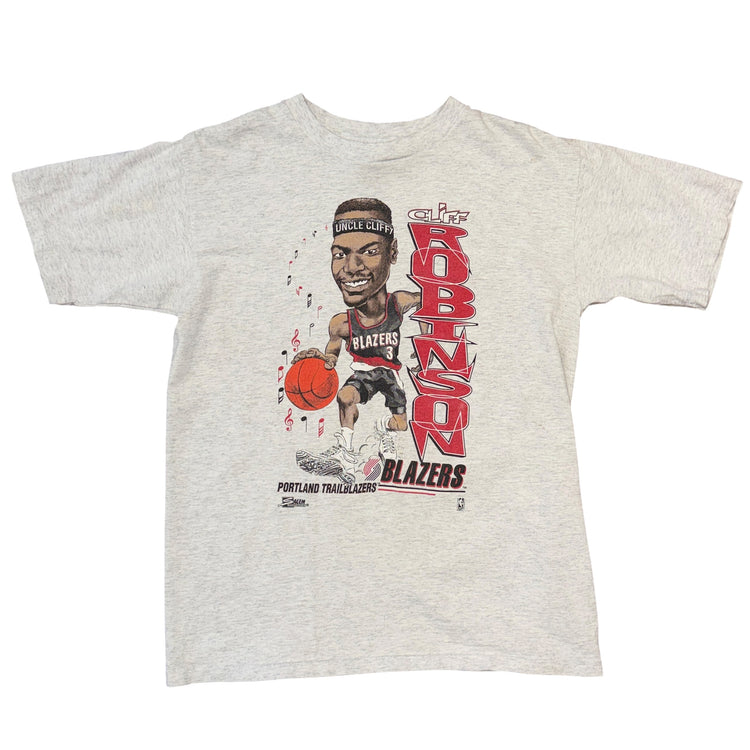 Salem Sportswear 90’s Portland Trail Blazers Unlce Cliffy Charcuterie Tee Sz L