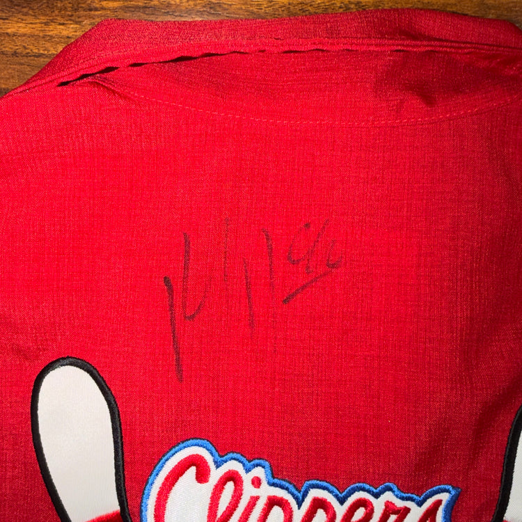 00’s Signed Los Angeles Clipper Nation Bowling Shirt Sz XL