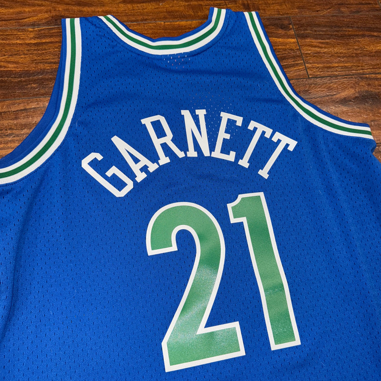 MN Minnesota Timberwolves Kevin Garnett Jersey Sz L