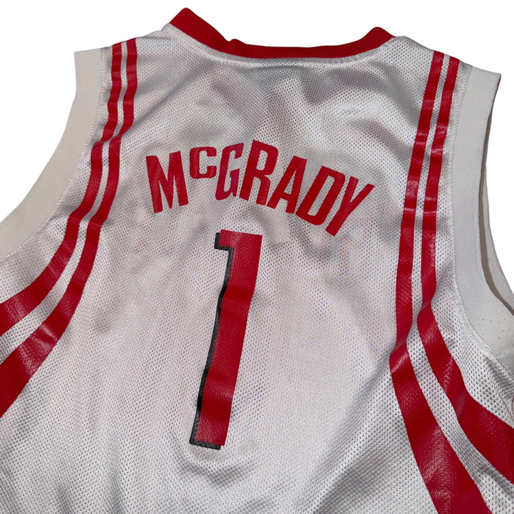 Adidas 00’s Houston Rockets Tracy Mcgrady Home Jersey Sz YM