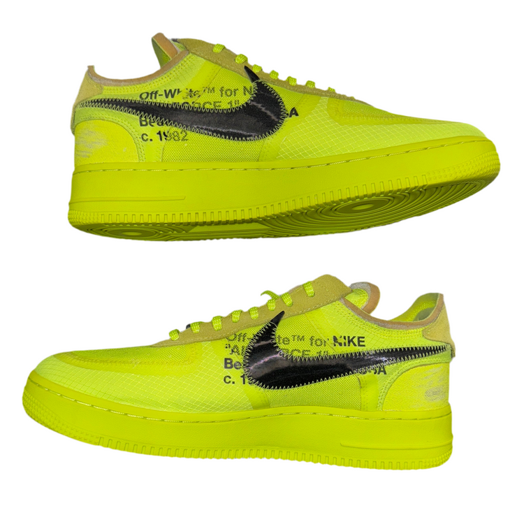 PREOWNED Nike Off-White Air Force 1 Volt Men’s 10