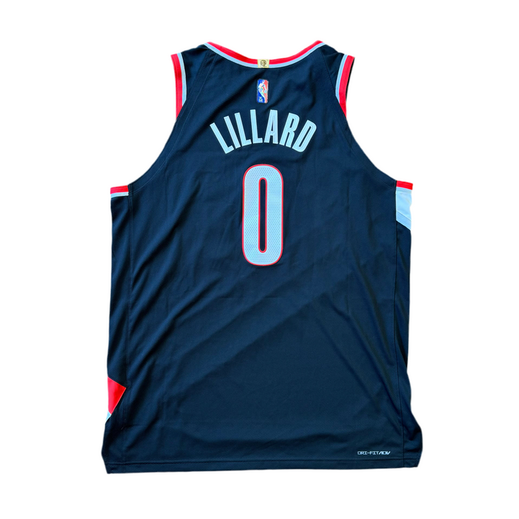 NWT Nike Dri-Fit Authentic Damian Lillard Jersey Sz XL