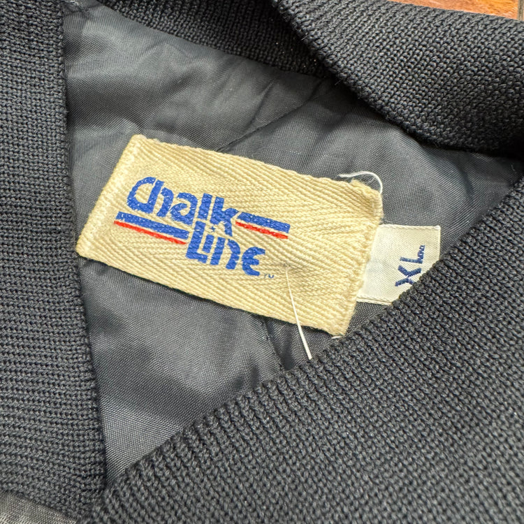 Chalk Line 80's Blazers Satin Jacket Sz XL