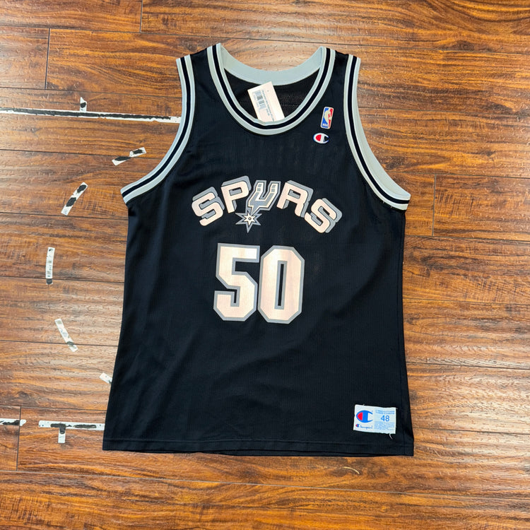 Champion 90's San Antonio Spurs David Robinson Jersey Sz XL