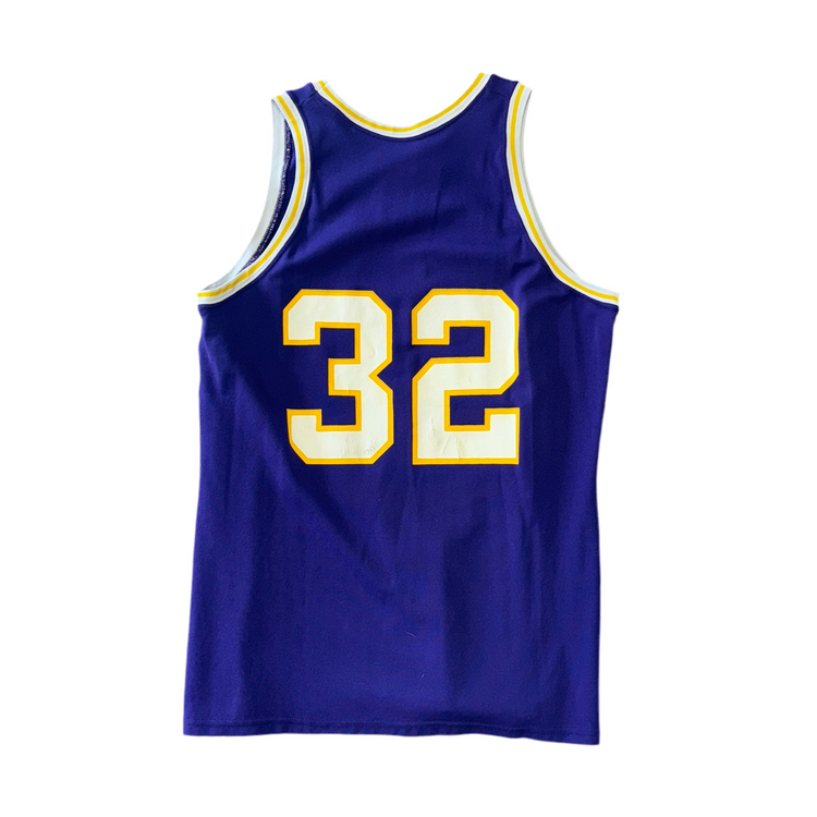 Sand-Knit Los Angeles Lakers Magic Johnson Jersey Sz XL