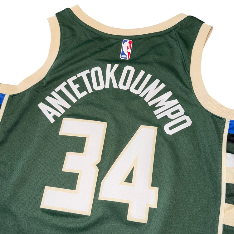 NWT Nike Swingman Icon Milwaukee Bucks Giannis Antetokounmpo Jersey Sz S