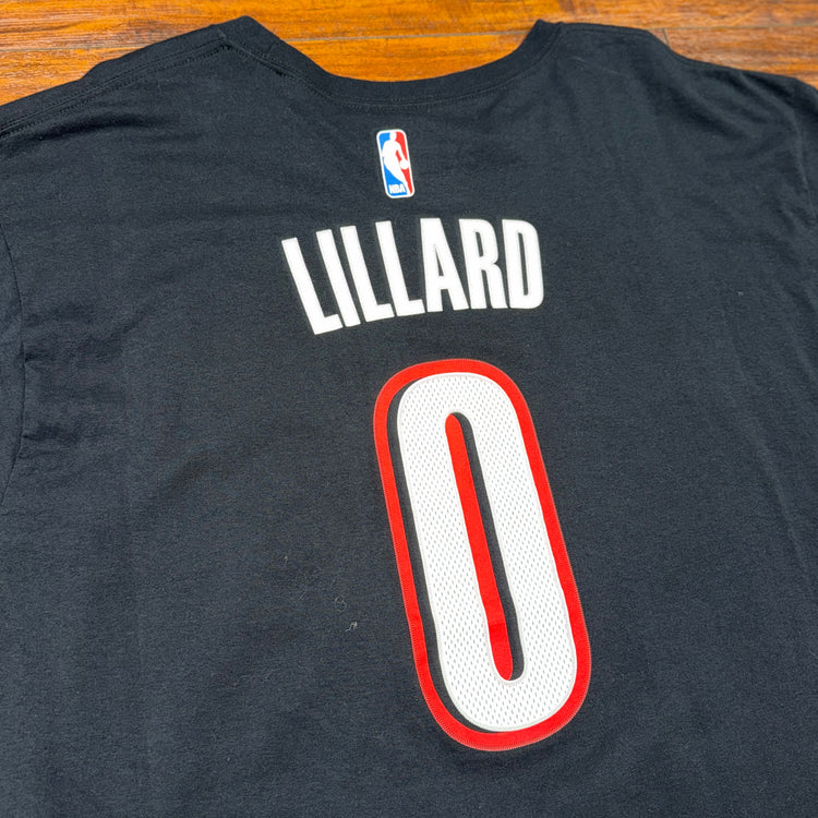 NWT Adidas Portland Trail Blazers Damian Lillard Jersey Tee Sz 2X