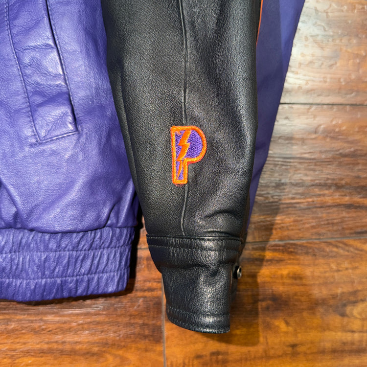 Pro Player Phoenix Suns Leather Jacket Sz XL