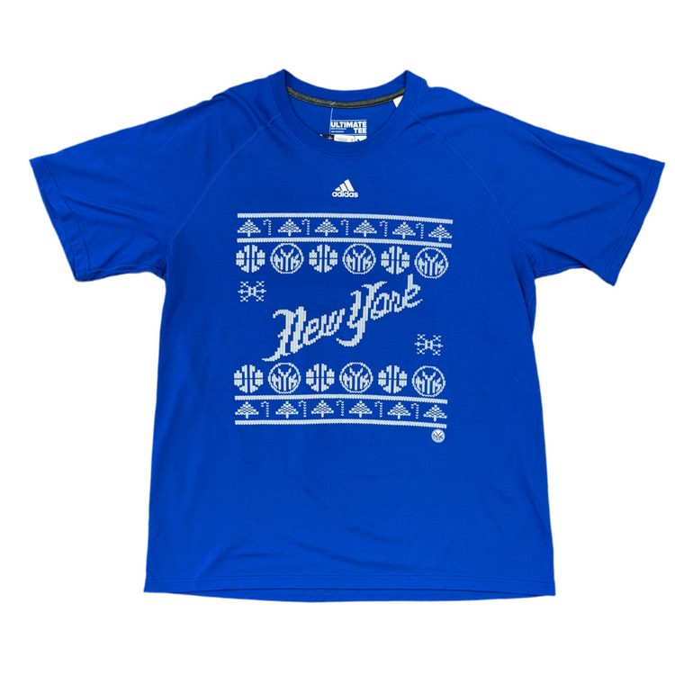 Adidas X-Mas New York Knicks (2015) Tee Sz XL
