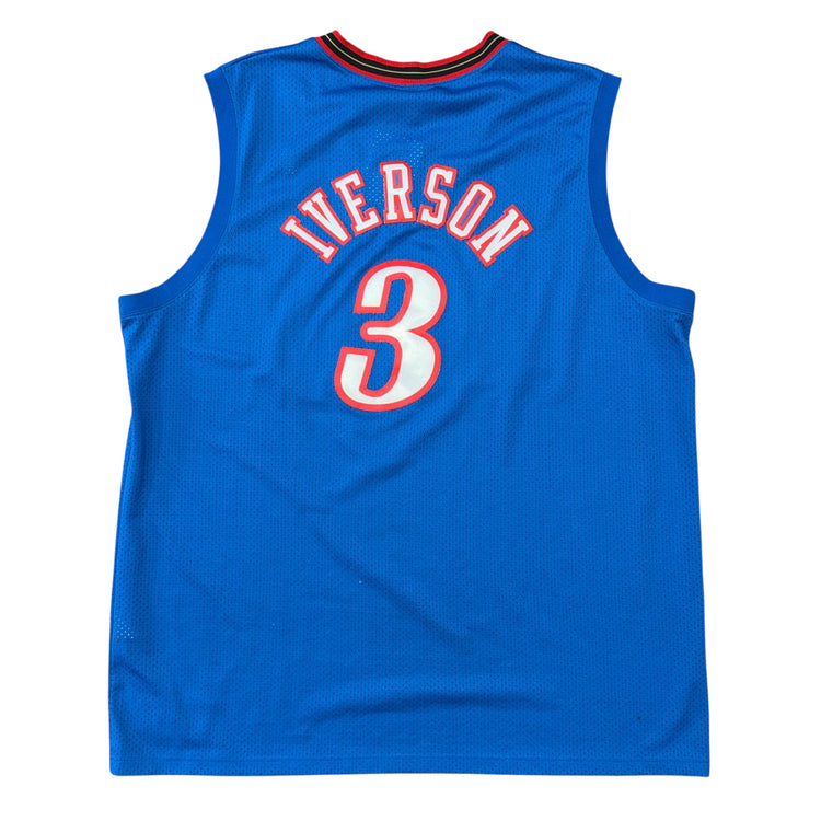 Nike 00’s Philadelphia 76ers Allen Iverson Alternate Jersey Sz 4X
