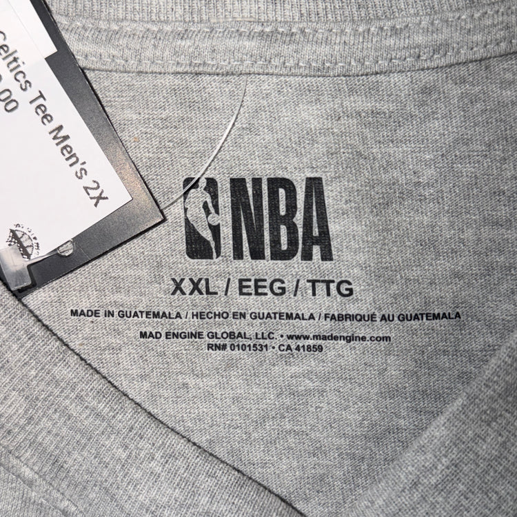 NWT NBA Boston Celtics Tee Sz 2X