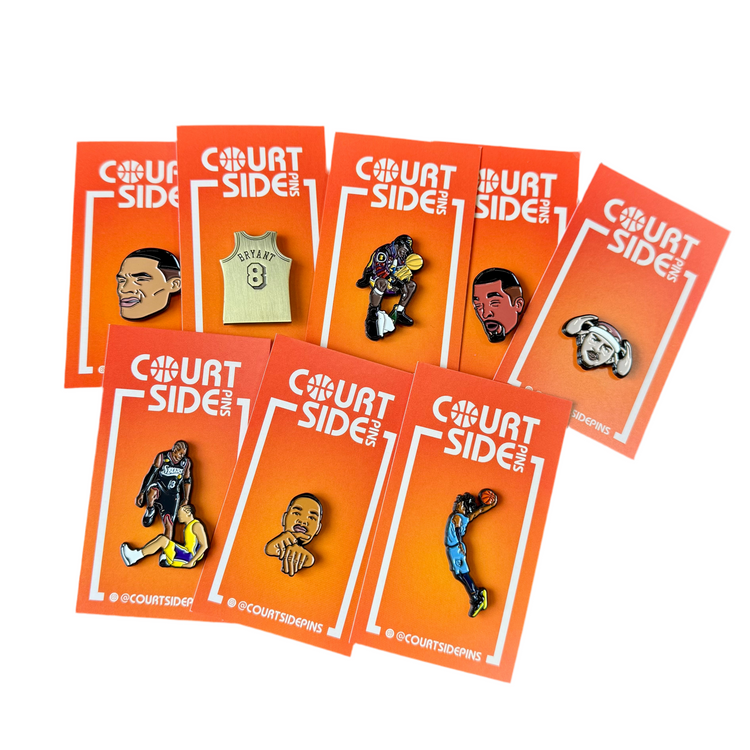 Courtside NBA Enamel Pins