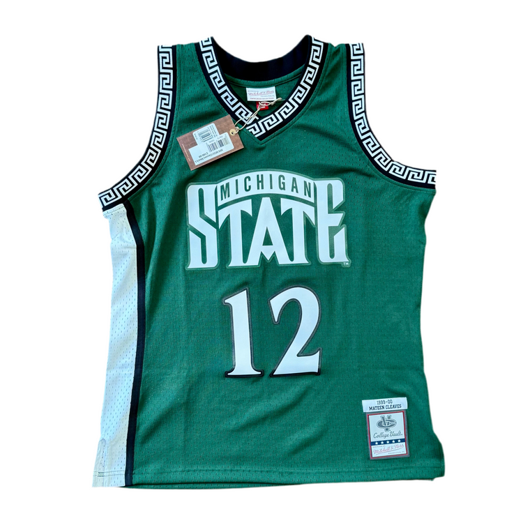 Mitchell & Ness Michigan State Mateen Cleaves Jersey Sz L