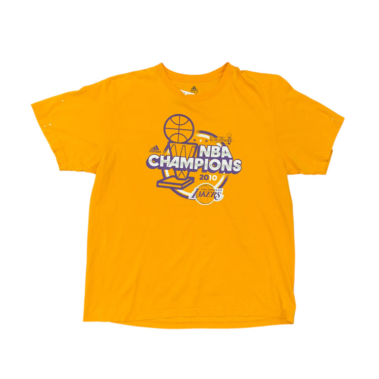 Adidas 2010 Los Angeles Lakers Champions Tee Sz 2X