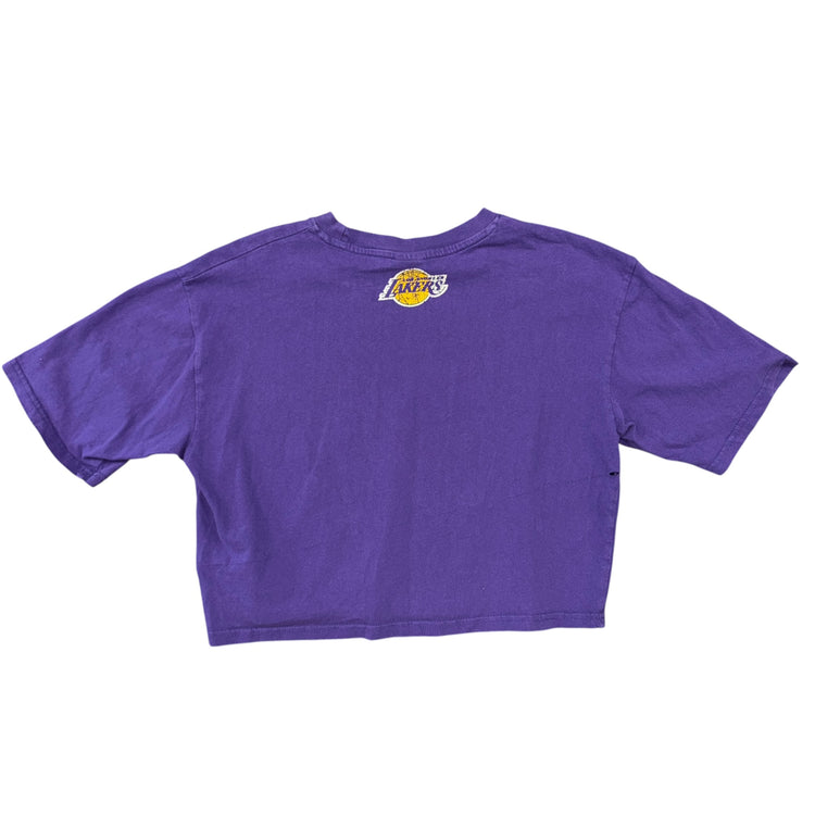 Ultra Game Los Angeles Lakers Crop Top Sz M