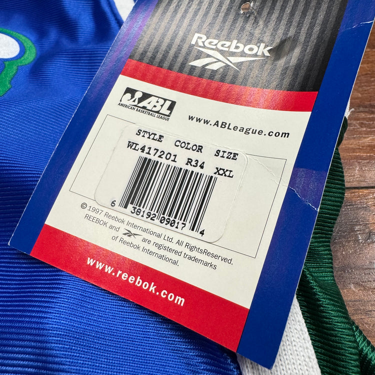 NWT Reebok 1997 ABL Portland Power Natalie Williams Jersey Sz 2X