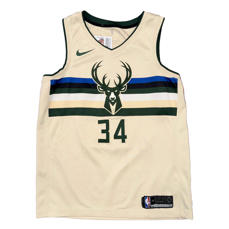 Nike Milwaukee Bucks Giannis Antetokounmpo City Edition Jersey Sz L