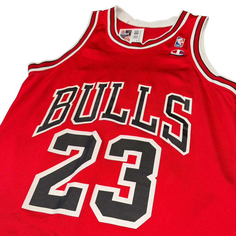 Champion Chicago Bulls Michael Jordan Jersey Sz M