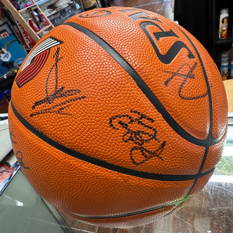 Blazers 2020-21 Team Autographed Ball